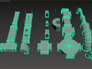 ceiling ventilation - 27 s 3D Model