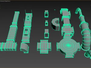 ceiling ventilation - 27 s 3D Model