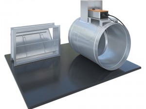 air dampers for ventilation - 1 3D Model
