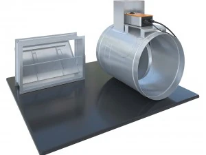 air dampers for ventilation - 1 3D Model