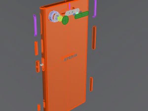 sony xperia xz1 3D Model