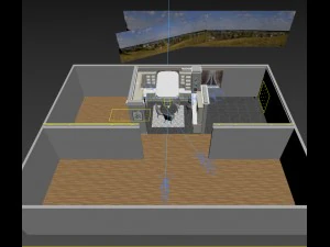 internet kitchen - leli 3D Model