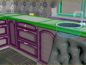 internet kitchen - leli 3D Model