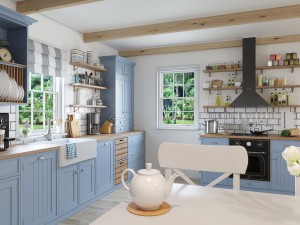 kitchen interior - shaker 3D Model