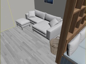 kitchen interior - shaker 3D Model