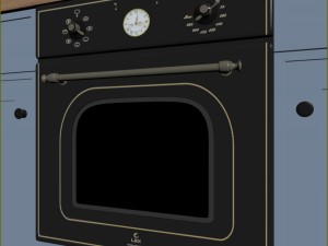 kitchen interior - shaker 3D Model