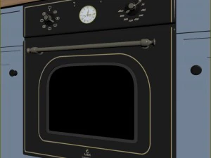 kitchen interior - shaker 3D Model