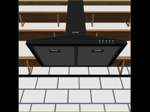 kitchen interior - shaker 3D Model