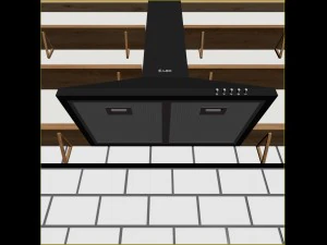kitchen interior - shaker 3D Model