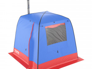 camping tent - bathhouse 3D Model