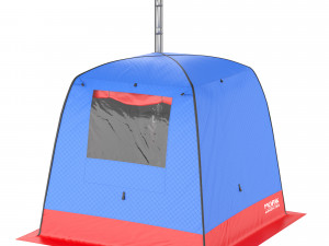 camping tent - bathhouse 3D Model