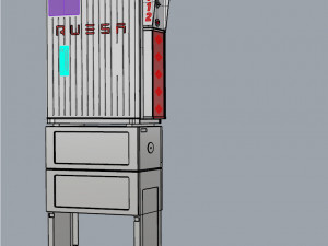 distribution cabinet Modello 3D