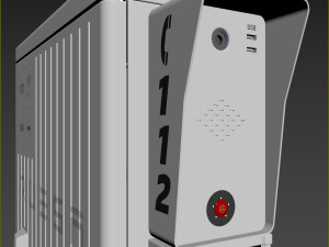 distribution cabinet Modello 3D