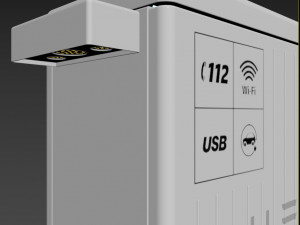 distribution cabinet Modello 3D