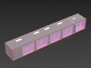 container for mining - 1 3D Model