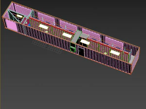 container for mining - 1 3D Model