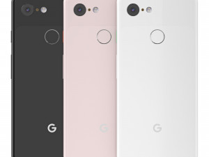 google pixel 3 all color 3D Model
