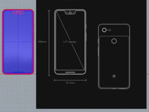google pixel 3 xl todas as cores Modelo 3D