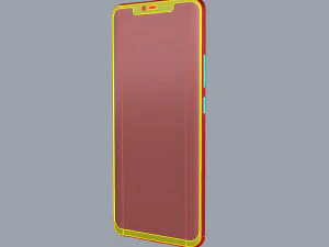 huawei mate 20 pro all color 3D Model