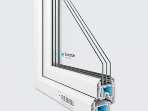 window profile - rehau blitz new - rehau grazio Modelo 3D
