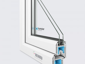 window profile - rehau blitz new - rehau grazio Modelo 3D