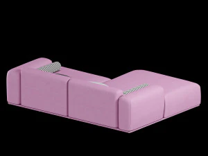 classic interior pink 3D Model