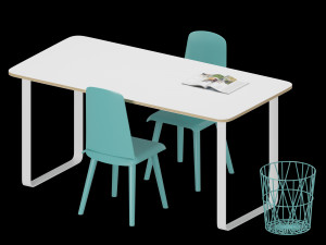 classic interior pink Modelo 3D