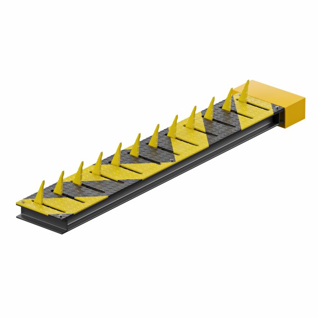 road spikes rose 3D Модель .c4d .max .obj .3ds .fbx .stl .blend 