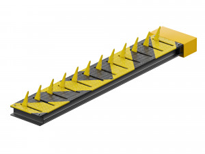 road spikes rose 3D Model