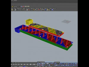 road spikes rose 3D Model