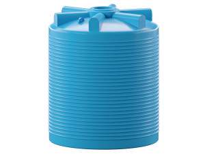 water-filled road fences Model 3D