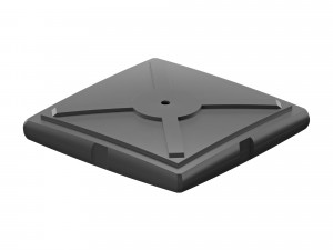 water-filled road fences Model 3D