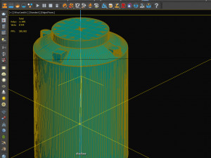 water-filled road fences Model 3D