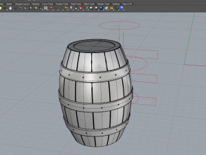 water-filled road fences Model 3D