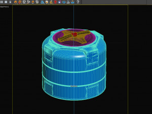 water-filled road fences Model 3D