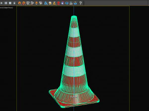 water-filled road fences 3D Model