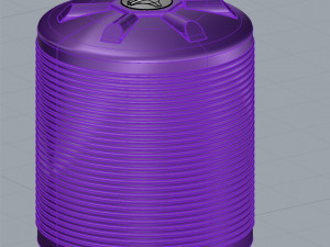 iron crate for water barrels Modelo 3D