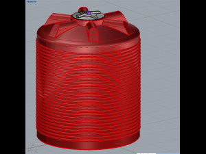 iron crate for water barrels Modelo 3D