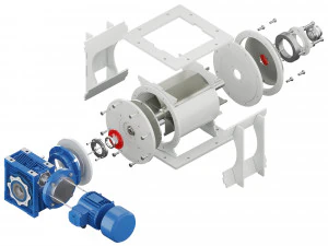 rotary feeder - gate lock - rp 210 italtech 3D Model