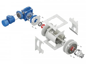 rotary feeder - gate lock - rp 210 italtech 3D Model