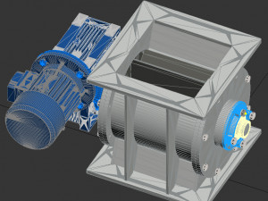 rotary feeder - gate lock - rp 210 italtech 3D Model