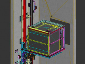 industrial lift - nevsky shipyard Model 3D