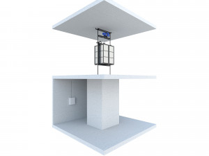 industrial lift - portal lc partner 3 3D मॉडल