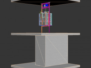 industrial lift - portal lc partner 3 3D Model