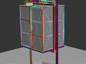 industrial lift - portal lc partner 3 3D Model