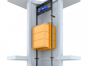 industrial lift - portal lc partner 3 - option 2 Modèle 3D