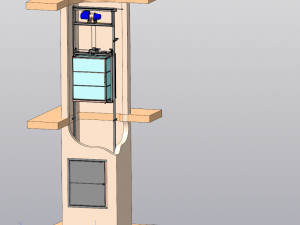 industrial lift - portal lc partner 3 - option 2 Modèle 3D