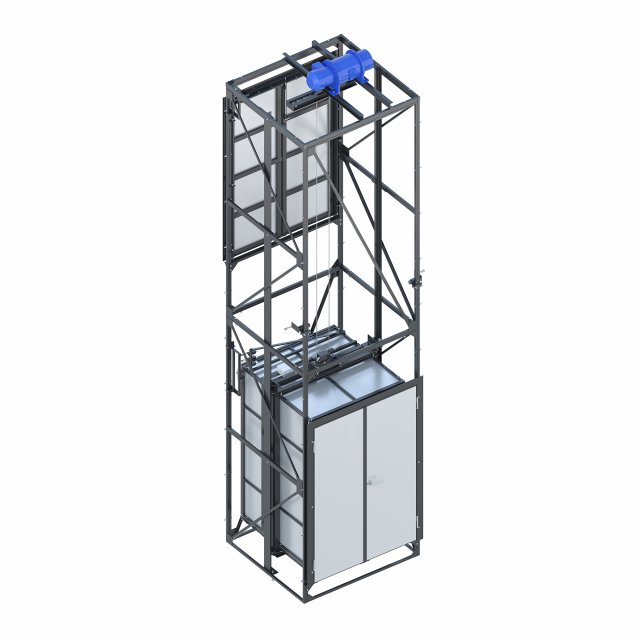 industrial lift - vanguard 3D Model .c4d .max .obj .3ds .fbx .stl .blend 