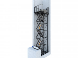 industrial lift - peterbag Model 3D