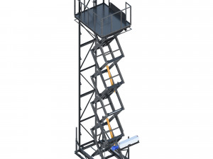 industrial lift - peterbag Model 3D